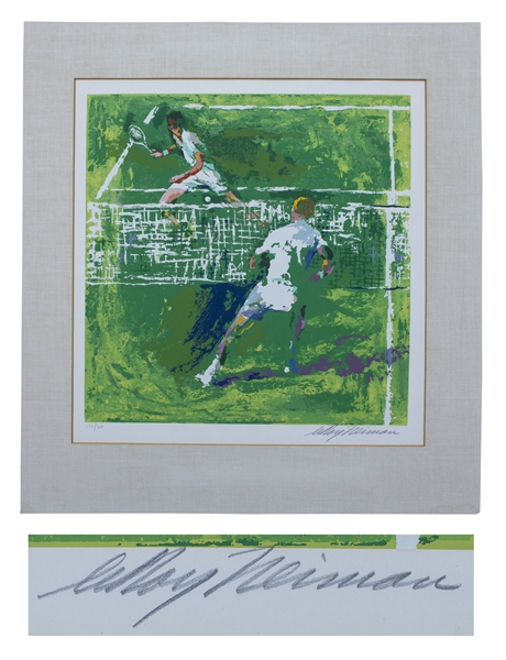 LeRoy Neiman Signed Limited Edition Silkscreen of ''Tennis Players''